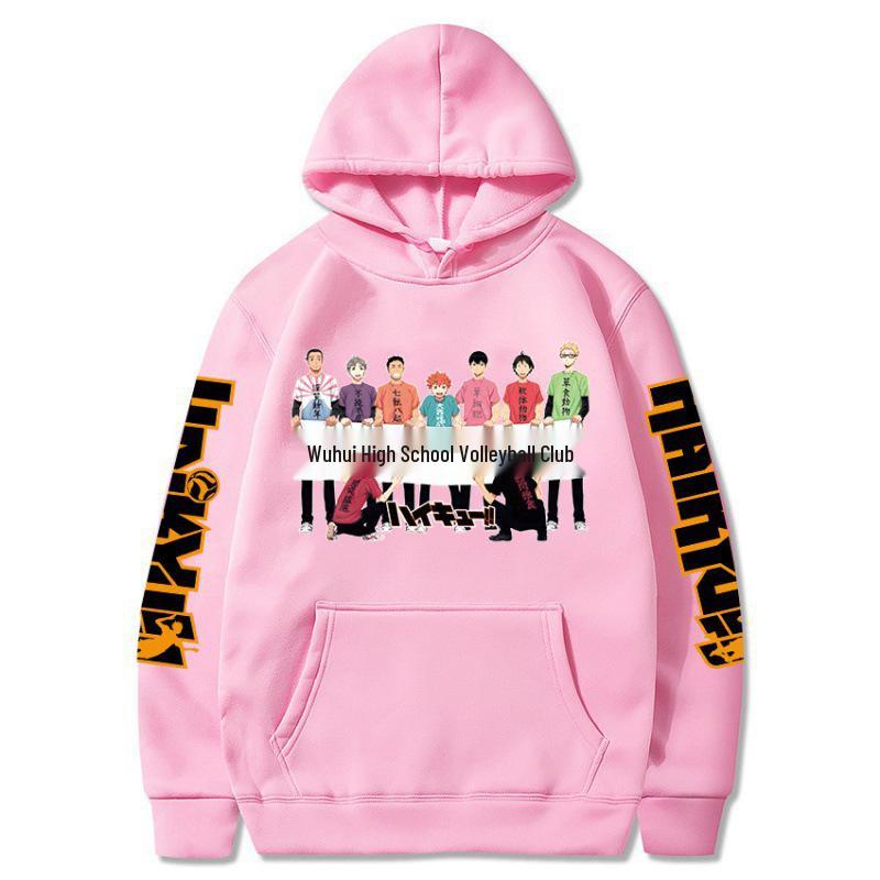 Haikyuu Anime Student Hoodie - Creative Japanese Sweatshirt
