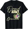 Stolze Armee-Oma Camouflage Hundemarke USA Amerikanische Flagge Geschenk Unisex T-Shirt