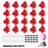 HHO-Automatic Poultry Drinkers-Horizontal Chicken Nipples Waterer(20 Pack) For Easy Installation And Clean Water Supply