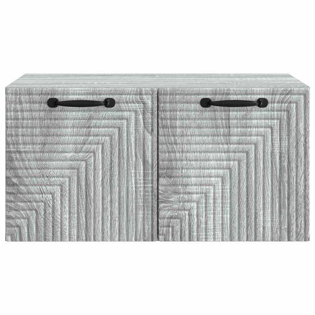 Wall Mounted TV Cabinet Grey Sonoma 59.5 x 41 x 30 cm