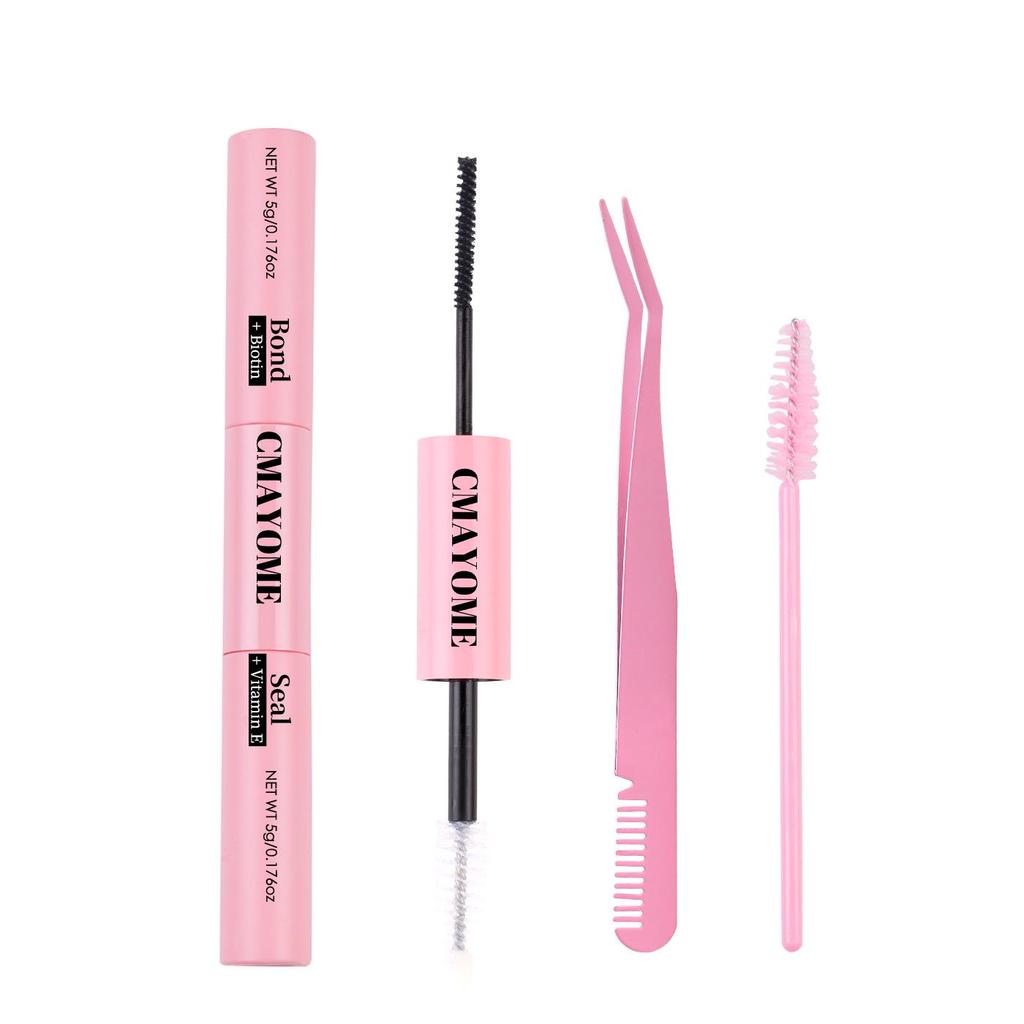 Large Capacity DIY Eyelash Extension Set: Natural Thick D Curl Segmented Self-Grafting Single Cluster Blossom Lashes