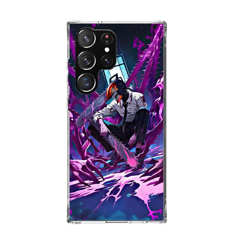 

C-Chainsaw Mans Denji Phone Case For Samsung Galaxy S26 S25 Edge S24 S23 FE S22 Ultra S21 Plus S20 + Fundas Cover Coque Galaxy S Samsung S23 FE