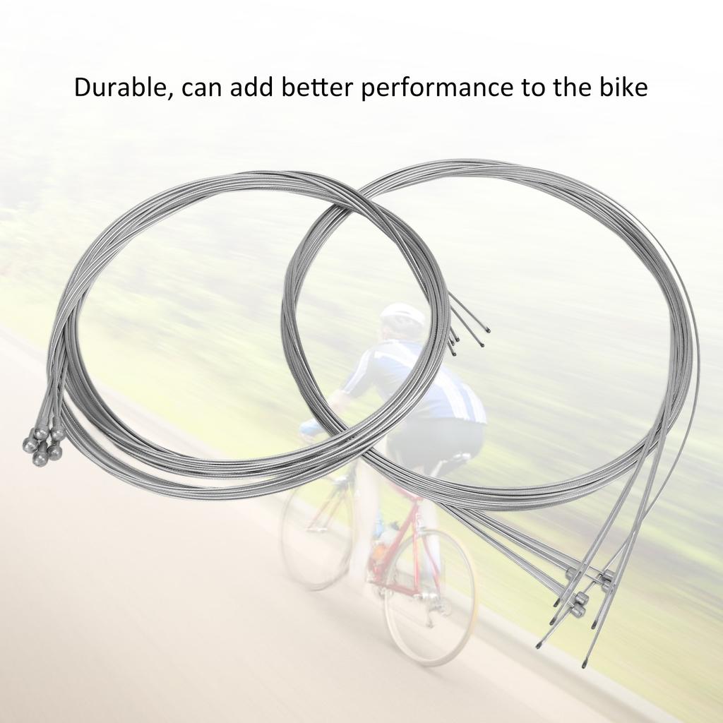 CANSUCC Road Bicycle Shift Gear Brake Cable Core Kit Complete Inner Replaceable Bike Wire