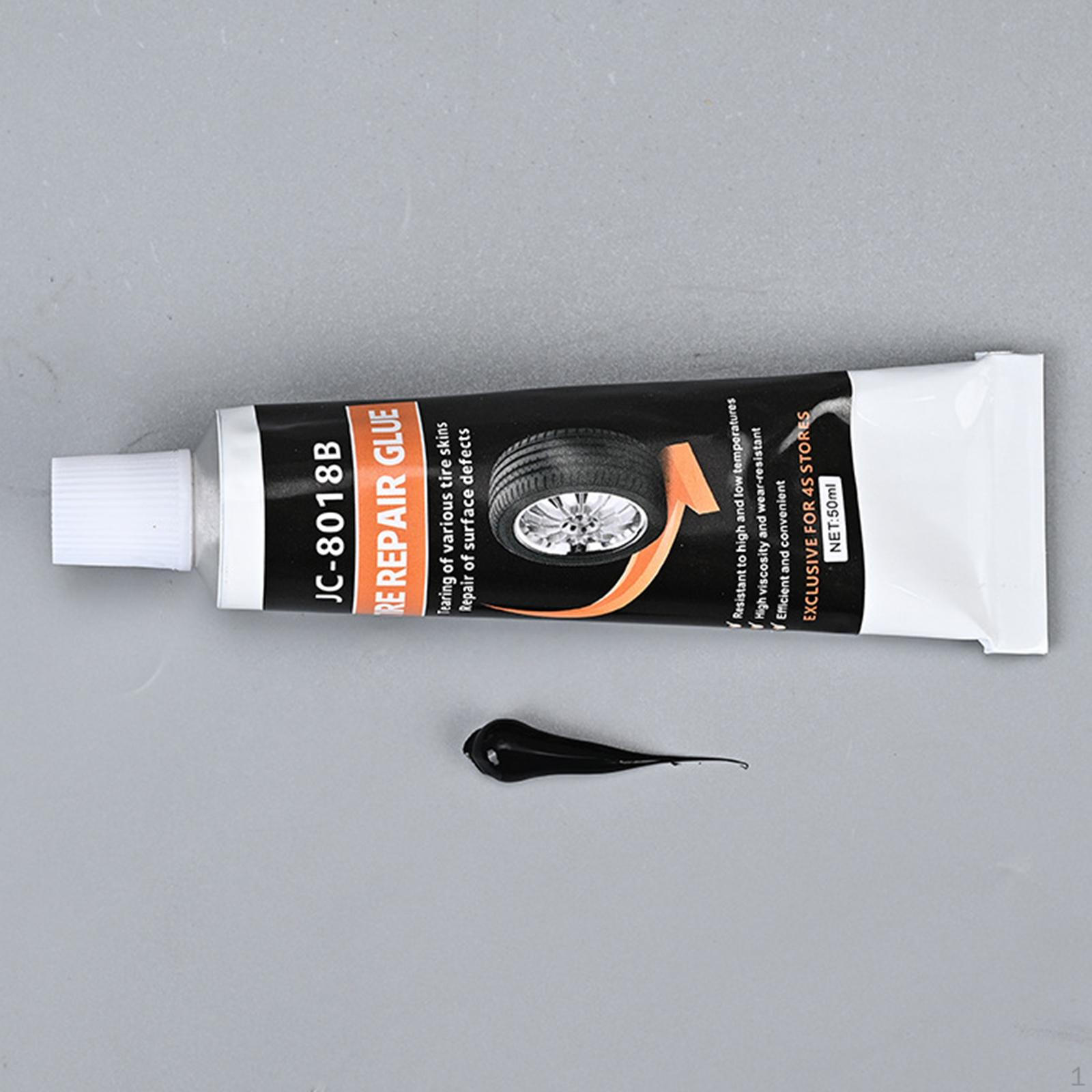 

Клей для ремонта шин Герметик Заполнитель Черный Высокая адгезия Инструменты для прокола шин Gule 50ml