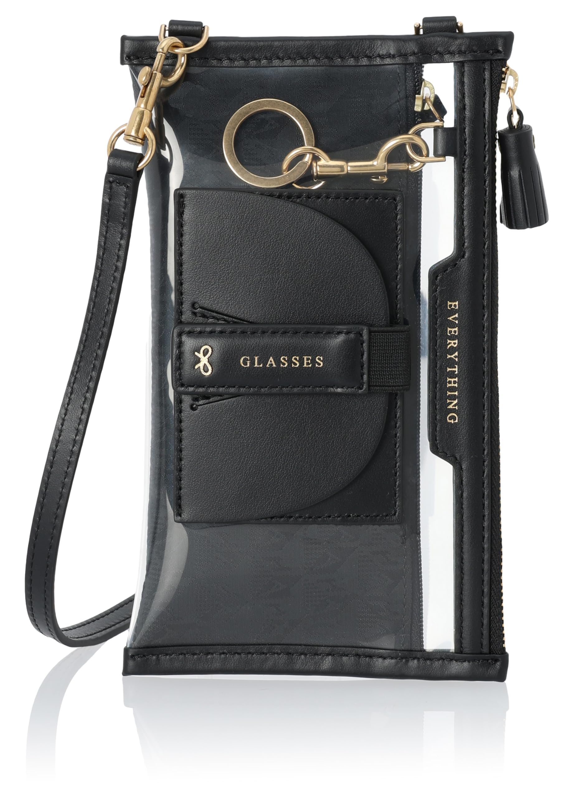 

Shoulder Bag Everything Pouch in Logo Nylon Black [Anya Hindmarch] TPU/AH Women s [Item] чорний