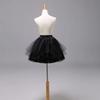 Fashion Lolita Petticoat Short Without hoop Underskirt Crinoline Breathable White Crinoline Skirt Women Girls