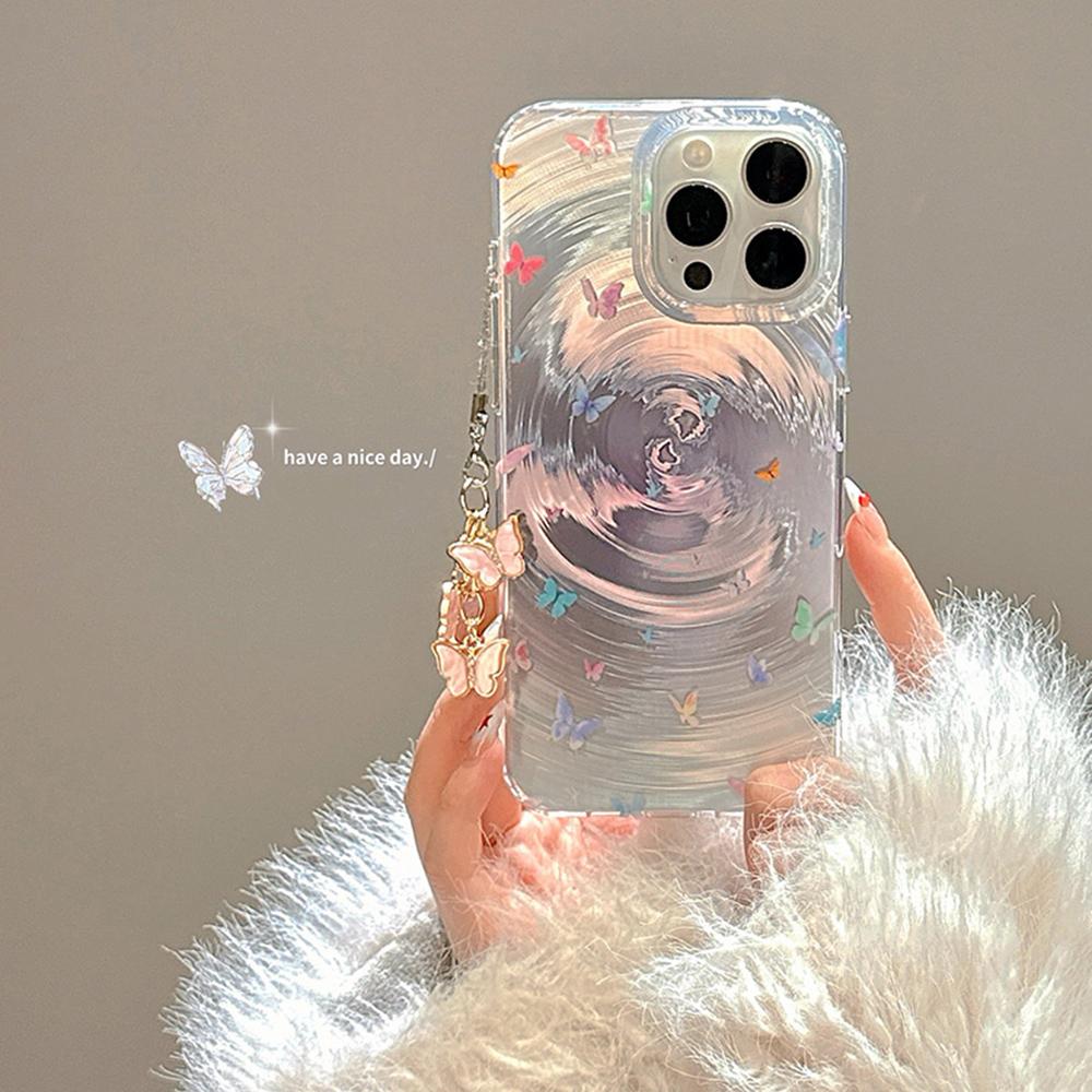 Capa de Telefone Para iPhone 11 13 16 ProMax Capa iPhone 14 15 ProMax 12 13 ProMax 13 Pro 14 Pro Capa de Telefone Espiral Elegante e Versátil Desenho Animado Fofa