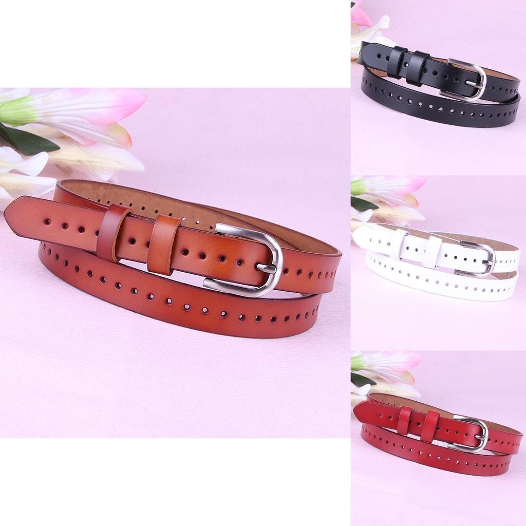 Fashionable Womens Leather Waist Belt With Pin Closure For Formal And Casual Outfits