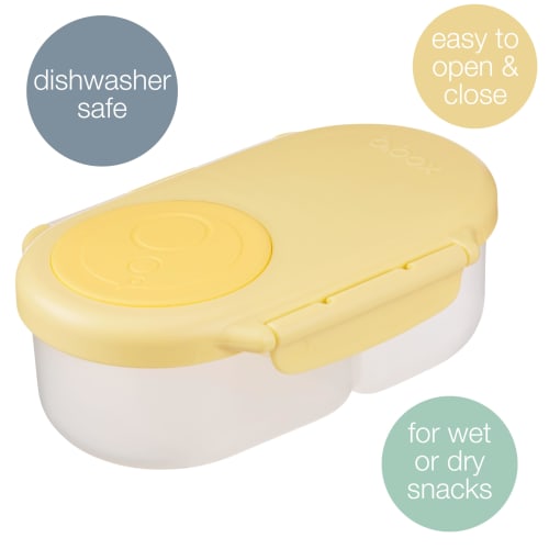 B.box (Bee Box) Small Capacity Lunch Box for Kids, Leak-Resistant, Fruit, Dishwasher Safe [Authentic B.box Product] [Snack Box]