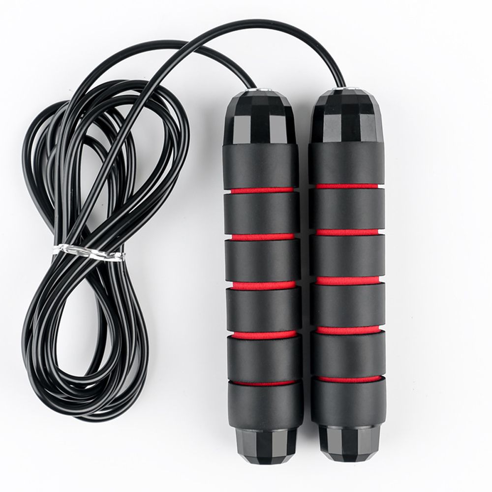 

Bearing Adjustable Wire Anti-Slip Handle Workout Equipments Jump Rope Skipping Rope Speed Rope красный