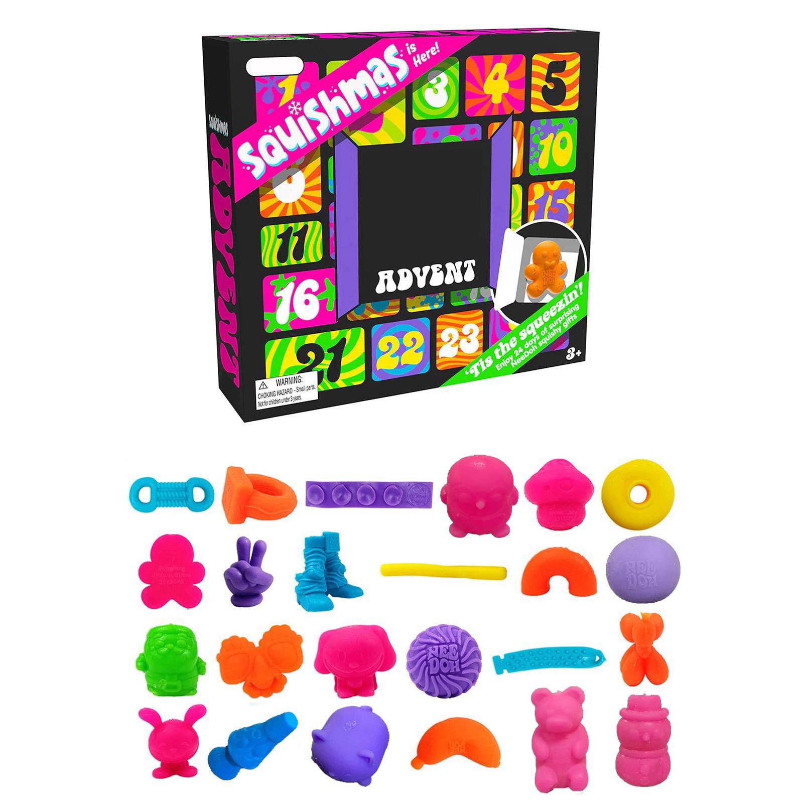 

Адвент-календарь, обратный отсчет до Рождества, 24 дня сюрпризов в закрытых коробках