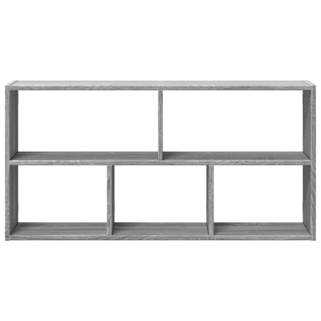 Vidaxl Półka Ścienna, Szary Dąb Sonoma, 100X25X50 Cm