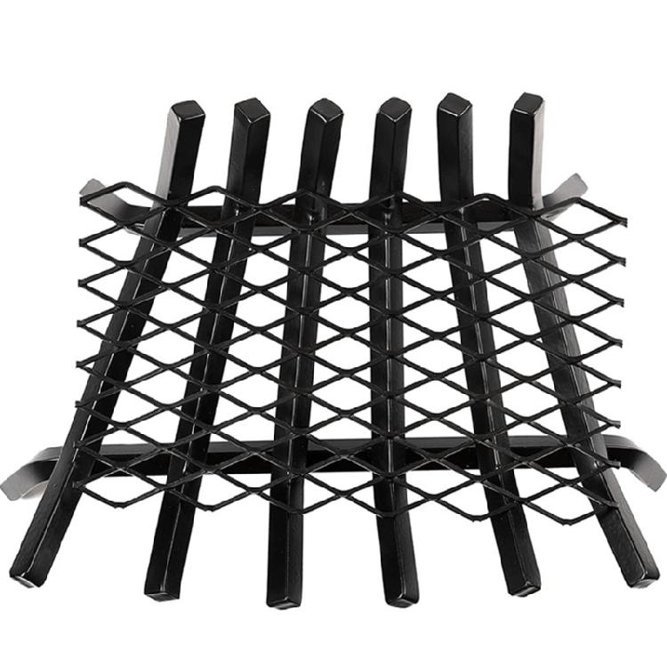 Wood Stove Grate Steel Fireplaces Grills Heavy Duty Grate Mesh Heat Resistant Holder Fire Grates Easy To Use