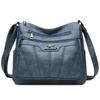 Bag Women's New Korean Version Embroidered Thread Shoulder Messenger Bag Simple, Fashionable and Large-capacity Middle-aged Women's Mother Bag