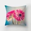 Colorful Butterfly Plant Printing Pattern Cushion Cover for Home Living Room Sofa Office Decoration Throw Pillow
