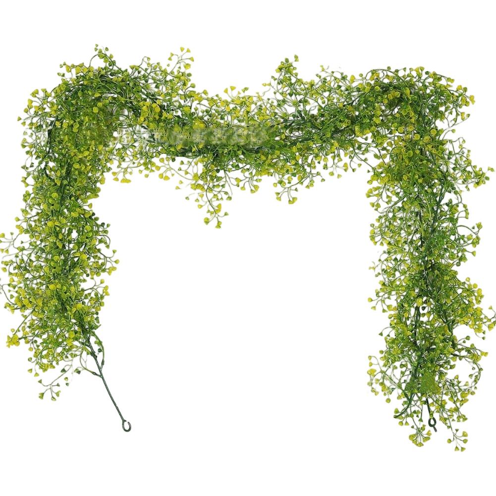 Seasonal Adaptability Faux Floral Wreath Faux Vine Wreath Yellow