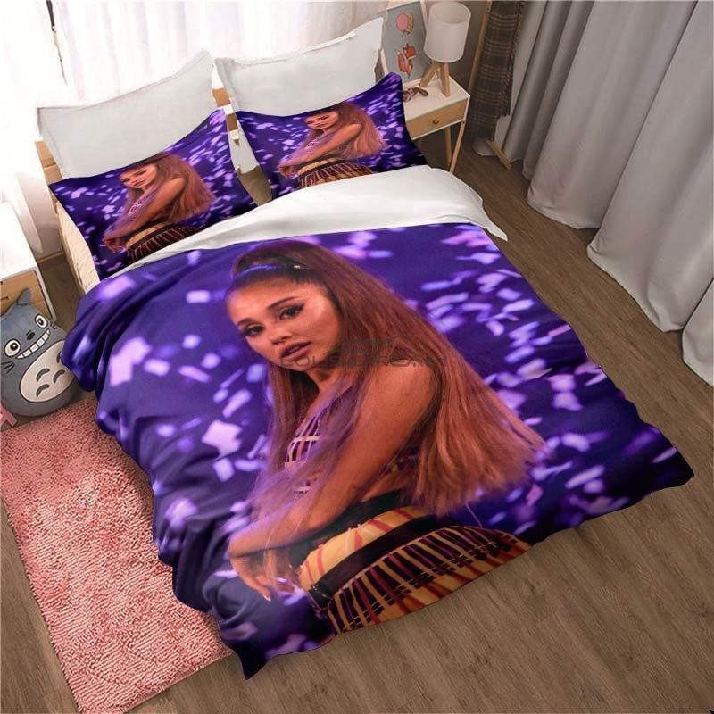 Pop Singer A-Ariana Grand Bedding Sets exquisite bed supplies set duvet cover bed comforter set bedding set luxury birthday gift
