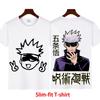 Jujutsu Kaisen T-shirt Gojo Satoru Japanese Anime Men Casual Short Sleeve Cool Streetwear Tee Loose Clothes Sukuna Summer Tops