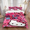3pcs Hello Kitty Bedding Set. Soft and Comfortable with No Core Included (1x Duvet Cover + 2x Pillow Covers) Yy251031042