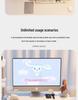 Curved Edge Desktop Monitor Riser Stand with Storage
