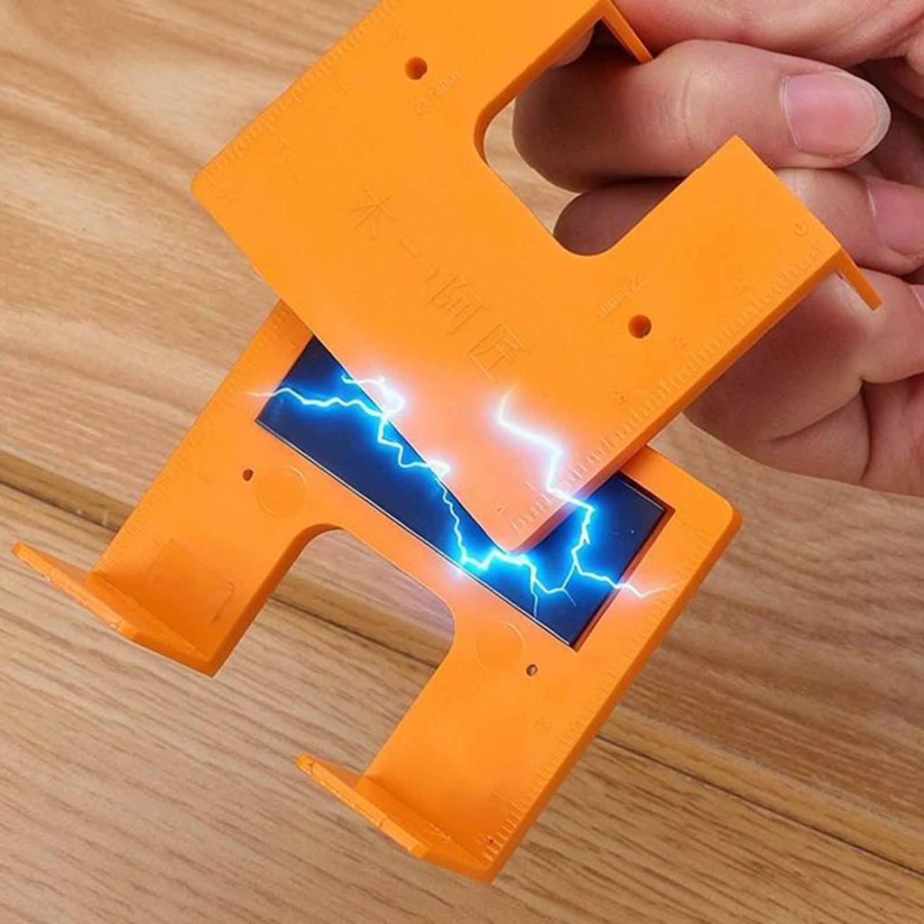 Door frame hinge installation clamps magnetic door gap locators and hinge installation fixers Door Hinge Cut Out Tool