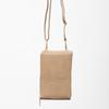 12x19x5cm Flap Pouch for Mobile Phone with Gold Logo Removable Handle Woman LULU CASTAGNETTE