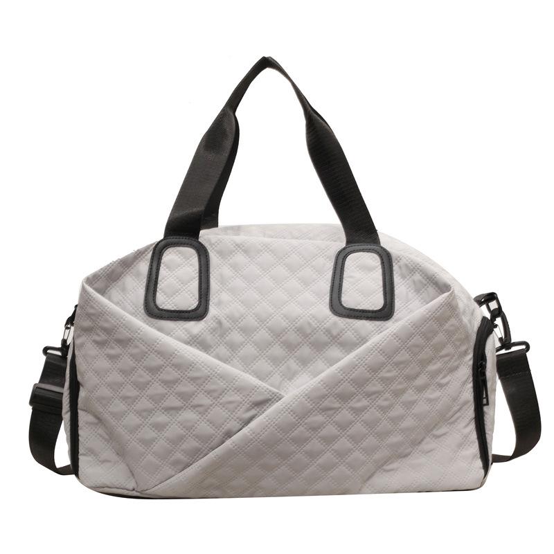 Women's Portable Cross-Border Duffel Bag with Wet/Dry Separation for Business Trips, Sports, Yoga, and Gym.