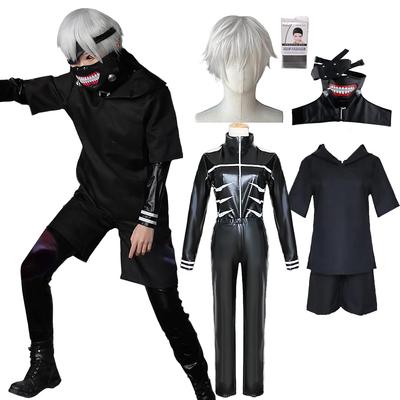 Milky Time Wig Included Tokyo Ghoul Kaneki Ken Cosplay Halloween