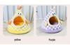 Cozy Semi-Enclosed Washable Cat & Dog Tent Bed for All Seasons
