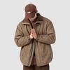 Heavy Industry Men's Retro American Lambswool Workwear Jacket - Cotton, Velvet, and Warm Casual Outerwear.