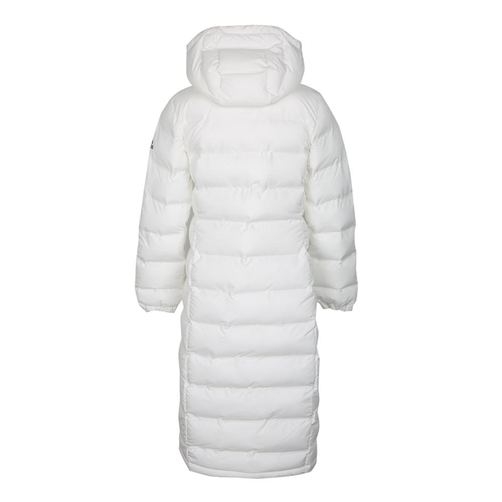 Adidas Helionic Park Lifestyle Series Jachetă Confortabilă Călduroasă de Exterior cu Glugă și Mâneci Lungi din Bumbac Jachetă Femei Alb CY8636