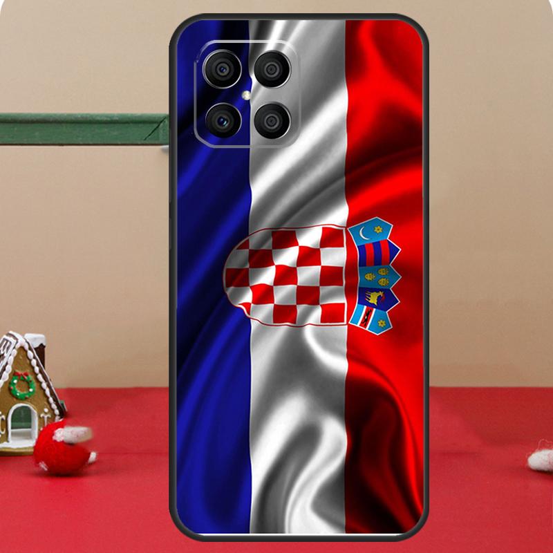 Croatia Flag Case For Honor Magic 6 7 8 Pro Honor 400 200 70 90 Lite X8c X8b X9a X9b X9c X9d Win RT Cover