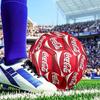 Coca-cola Artwork Design Size 5 Soccer Ball, Suitable for Training and Matches, High-Elasticity, Wear-Resistant Material Gift for Fan