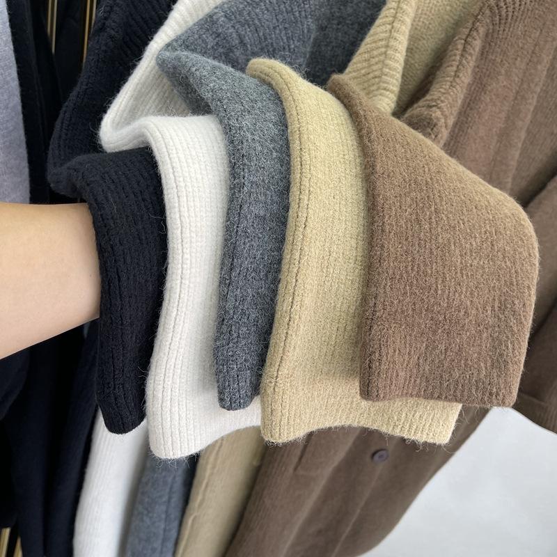 Pulover de lungime medie Cardigan Toamnă și iarnă pentru femei Jachetă în stil leneș Pulover peste genunchi Pulover din tricot largi Îmbrăcăminte exterioară