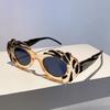 Luxury Brand Designer Oval Relief Frame Sunglasses Women For Men Vintage Fashion Sun Glasses Trendy Punk Pink Cute Shades Uv400