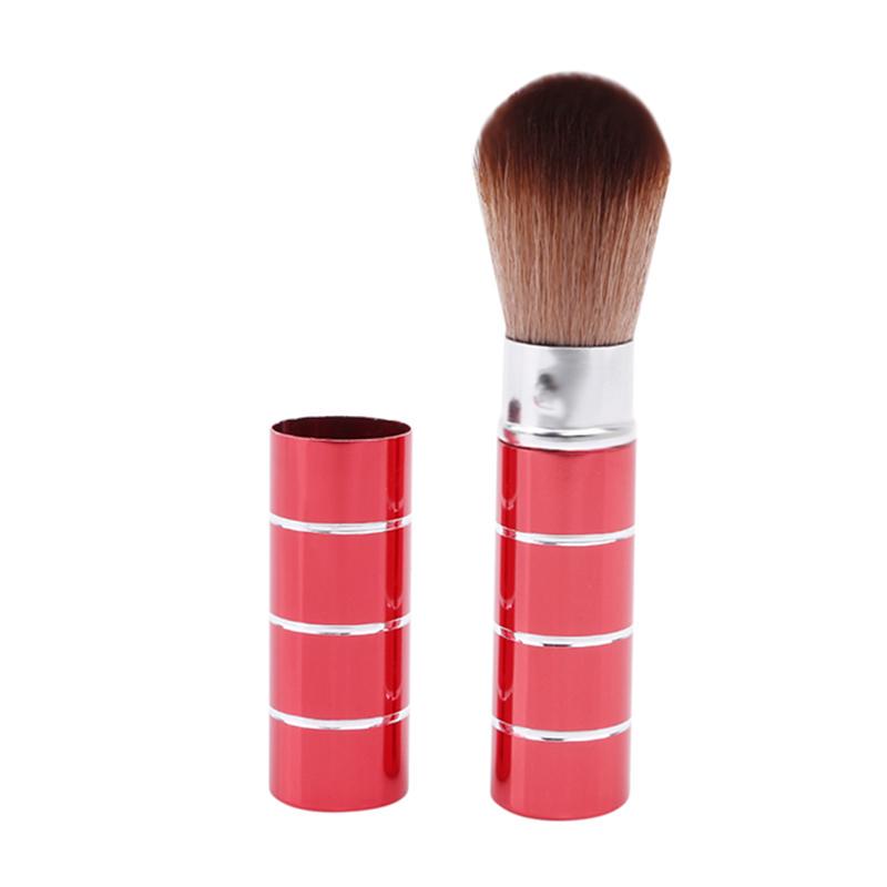 

Мягкая кисть для макияжа MIni, выдвижная профессиональная косметическая кисть для пудры, косметические инструменты красный