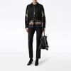 Burberry Casual Pants Women's Black Moderate Straight Fit Pants 80171481
