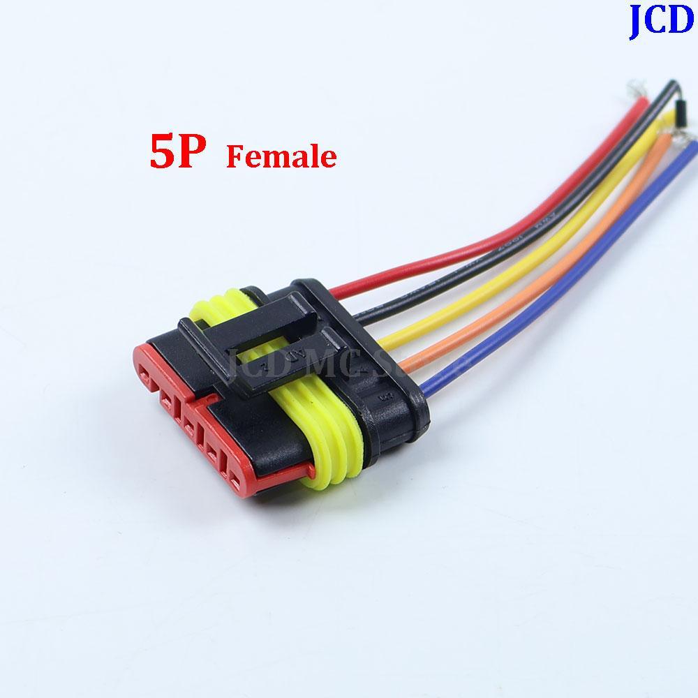 1PC 1/2/3/4/5/6Pin Waterproof Connector Electrical Terminal Quick Connector With WireSuitable For Cars Ships Etc with 10CM Wire