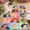 Disneyland Celebration Night Disney Cartoon Theme Anti-Slip Rug - Polyester, Home Decor, Suitable for Bedrooms, Living Rooms, Doorways, and Studios