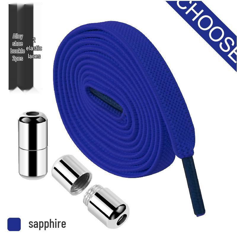 Lacci elastici da 8 mm senza lacci per scarpe sportive da bambino con fibbia a capsula