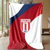 Coperta in Flanella con Stampa Stoke City, Coperta Morbida Calda Leggera per Divano Letto Campeggio
