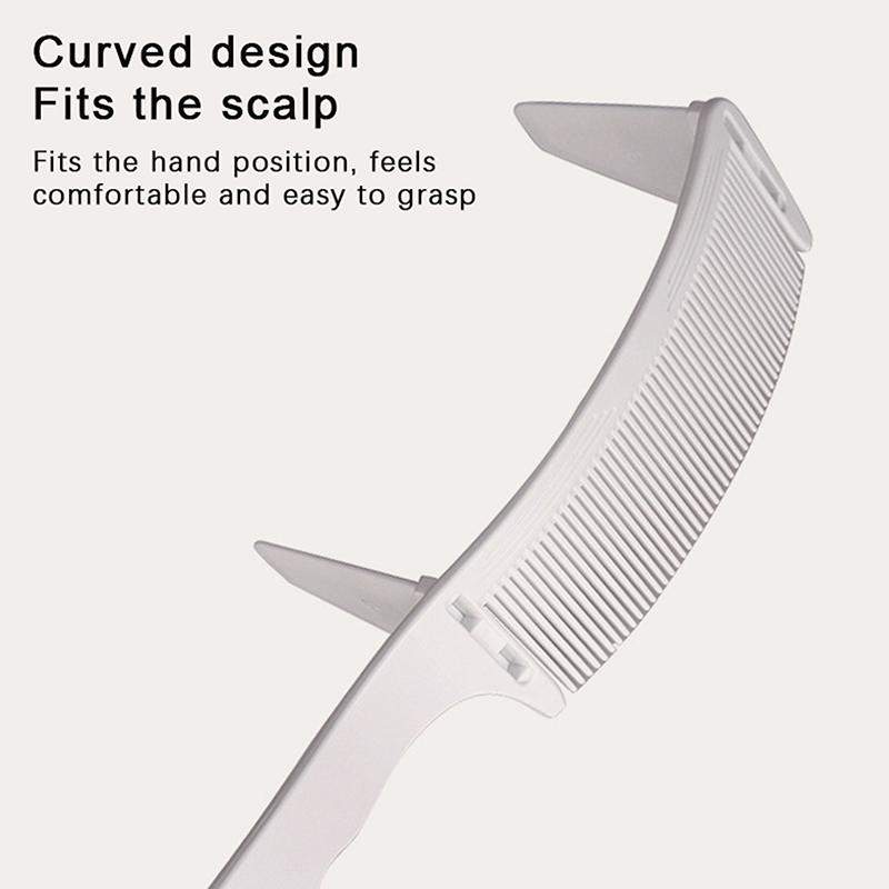Man Curved Positioning Comb Adjustable S Arc Design Professional Barber Hair Cutting Hair Clipper Comb Hairdresser Styling Tools