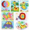 2PCS Pom-pom Painting Household Handmade DIY Handicrafts Desktop Wall Decoration Various Patterns Cute Cartoon Drawing TMZ
