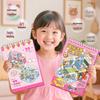 Yuxian Mini 3D Landscaping Sticker Book: Fanfan Cat 1.0/2.0 Cabin Journal Quiet Book