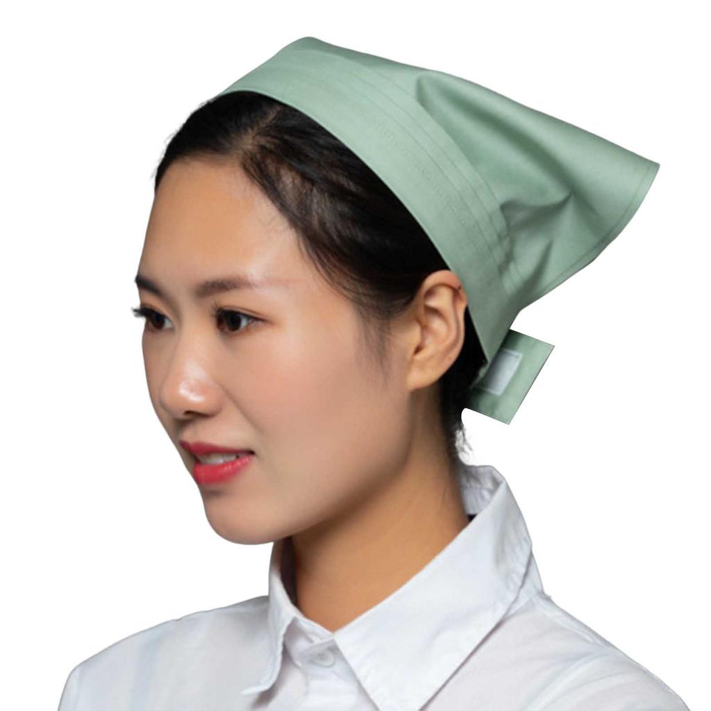 Working Cap Restaurant Triangle Hair Kerchief Vintage Fashion Cotton Chef Hat Hygiene Work Cap for Restaurant Accessories