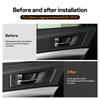 Interior Covering Inside Door Handle For Subaru Legacy/Outback 2010-2014 Car Inner Pull Handles Cover Frame Sticker Accessories