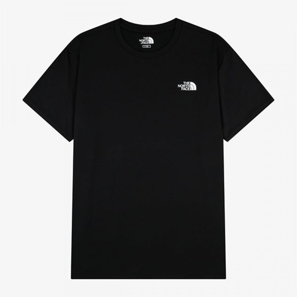 The North Face Short Sleeve Tee Blk Nt7us04j