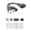 3-Pin 4-Pin 6-Pin OBD 2 Verlängerungskabel für Motorräder, Diagnosewerkzeug, OBD2-Steckerkabel