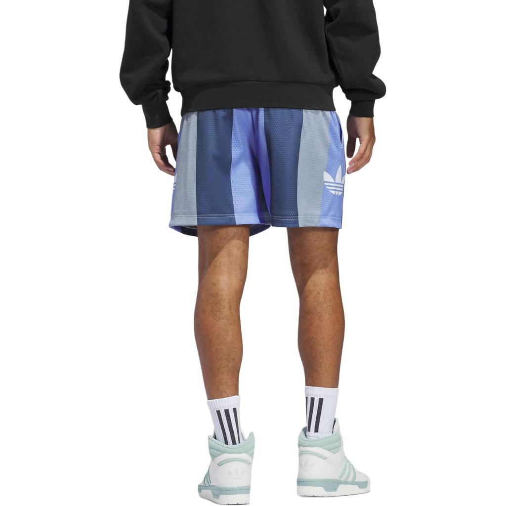 adidas Allover Print Shorts Gender Neutral Blue Purple IY7376