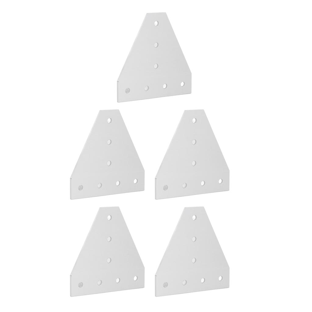 5 BUC Plăci de îmbinare în unghi drept cu 7 găuri Aliaj de aluminiu 6063 Placă de conectare plată la 90 de grade 3030T